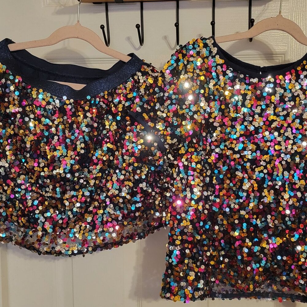 ✨ 365 Garanimals Girls Size 8 Multicolor Sequin 2-Piece Set – Party / Birthday